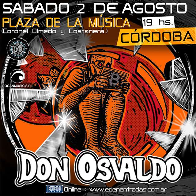 Don Osvaldo - Córdoba Plaza de la Musica - 02/08/25 en Plaza de la Musica