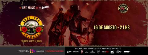 ROSE GUN Vuelve al Roxy – Tributo a Guns N’ Roses