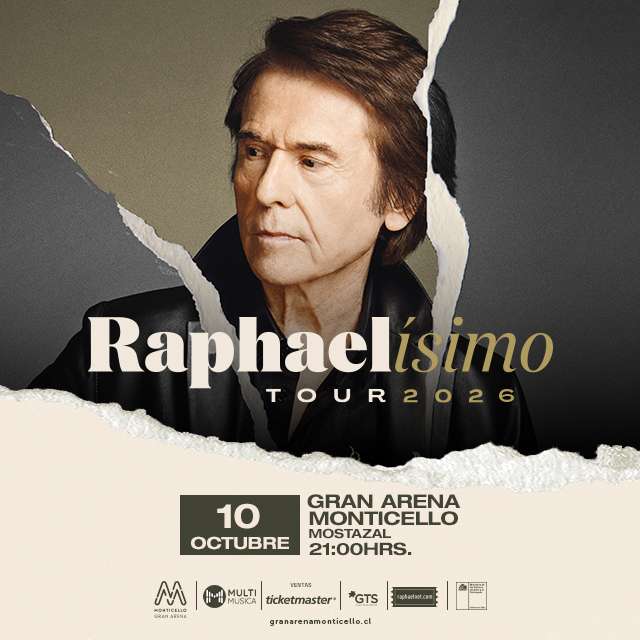 Raphael - Raphaelísimo Tour 2026 - 10 de Octubre 2026