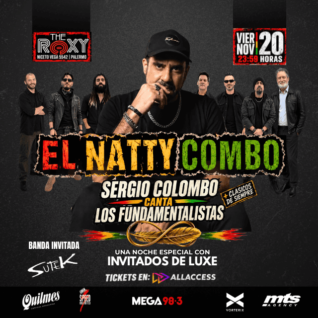 EL NATTY COMBO - ‘Sergio Colombo canta Los Fundamentalistas” - 20 de Noviembre 2026