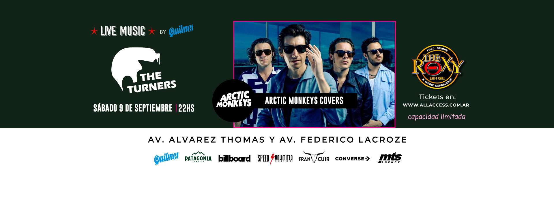 THE TURNERS ARCTIC MONKEYS COVERS