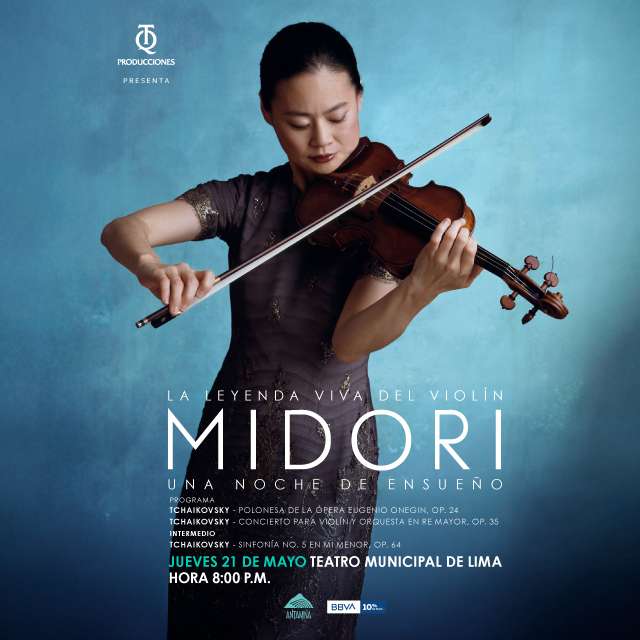 Midori La Leyenda del Violin - Jueves 21 de Mayo - 08:00pm