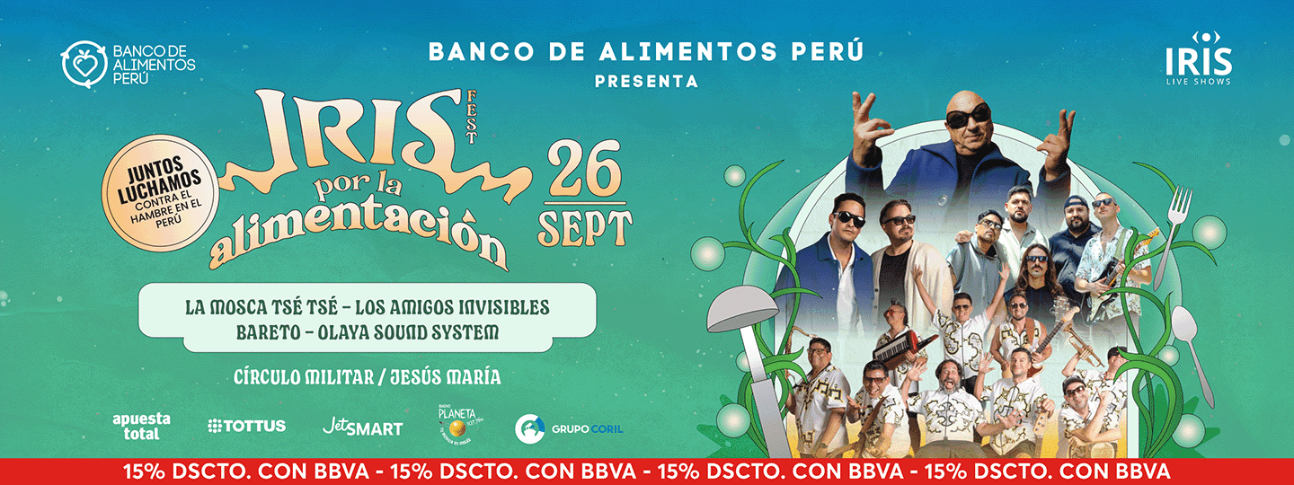 Banner Iris Fest Por La Alimentación