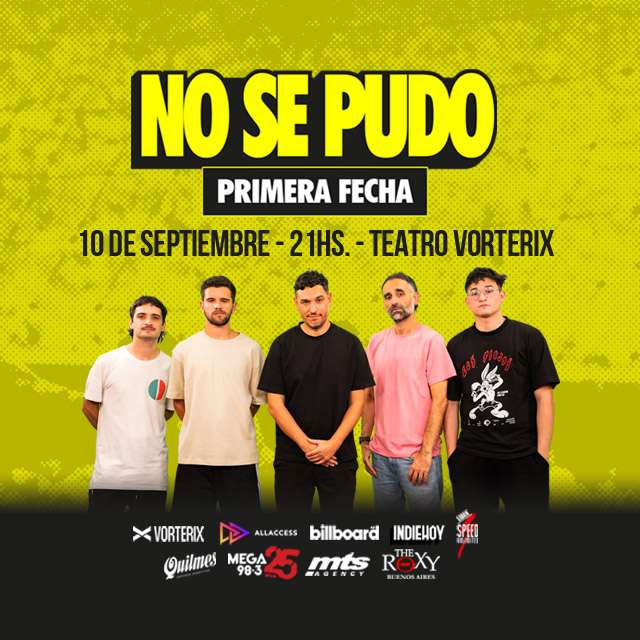 NO SE PUDO - PRIMERA FECHA - 10 de septiembre