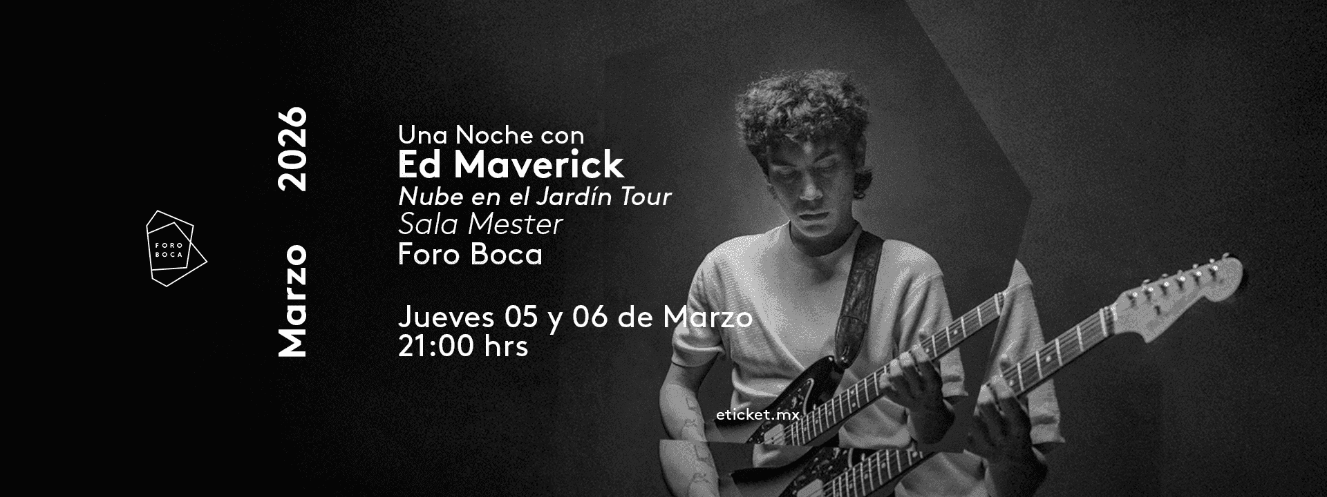 Una Noche con Ed Maverick | Nube en el Jardín Tour