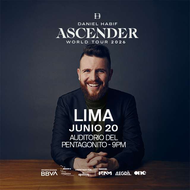 Daniel Habif - Ascender - World Tour 2026 en Auditorio Pentagonito