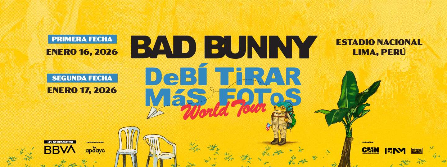 Bad Bunny - DeBí TiRaR MáS FOtoS World Tour 2026
