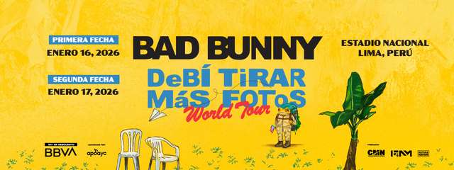 Bad Bunny - DeBí TiRaR MáS FOtoS World Tour 2026