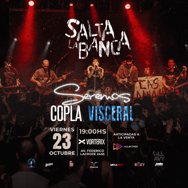 SALTA LA BANCA en Teatro Vorterix