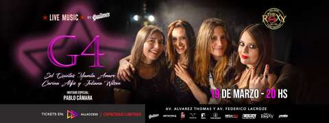 G4 GIRLS- Sol Quintas, Yamila Amaro, Carina Alfie y Juliana Wilson