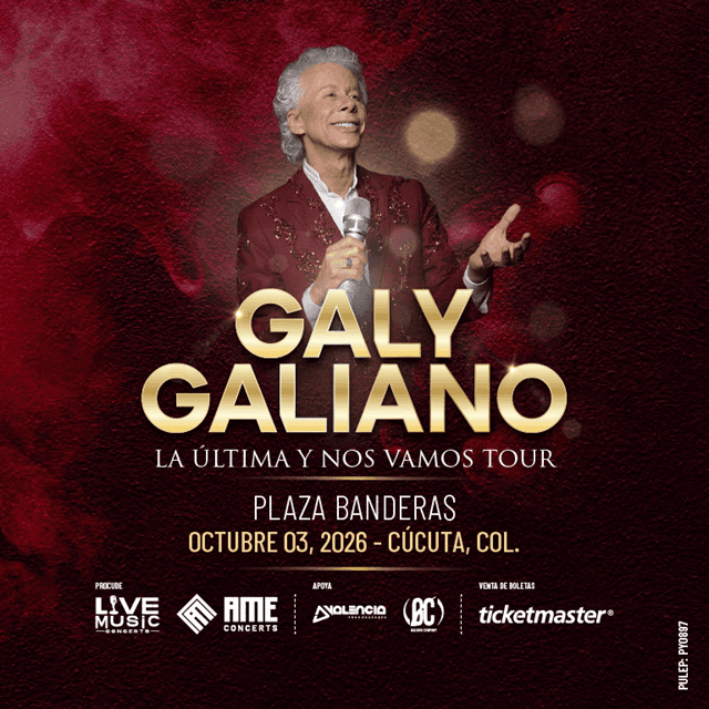 Galy Galiano | Cucuta en Plaza de Banderas