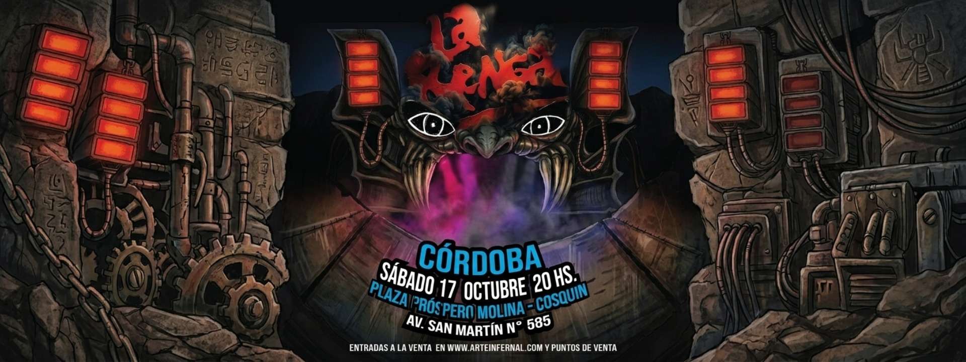 La Renga en Cosquín, Córdoba 17/10/2026