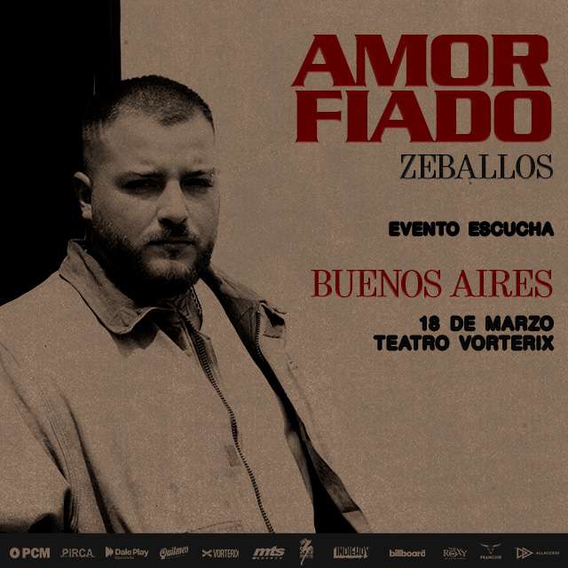 ZEBALLOS - Escucha exclusiva "AMOR FIADO" en Teatro Vorterix