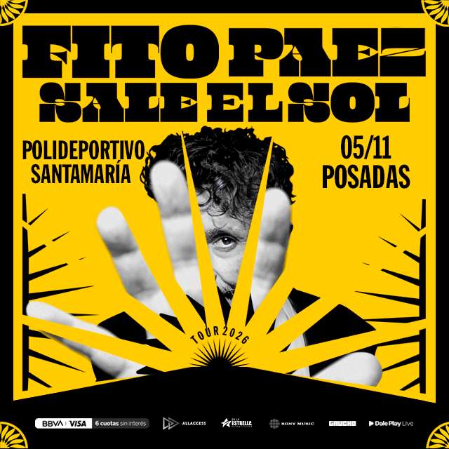 Fito Paez | En Posadas en Polideportivo Santa Maria