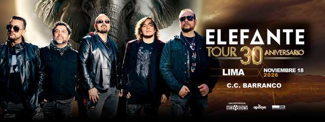 Concierto Elefante "30 Aniversario Tour"