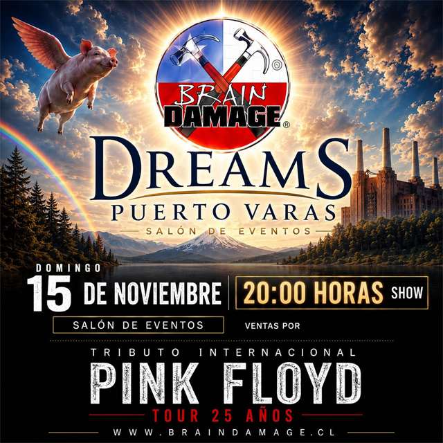 Brain Damage Tributo a Pink Floyd - Tour 25 Años