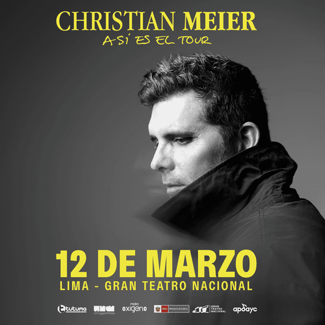 Christian Meier - Así Es El Tour en Gran Teatro Nacional
