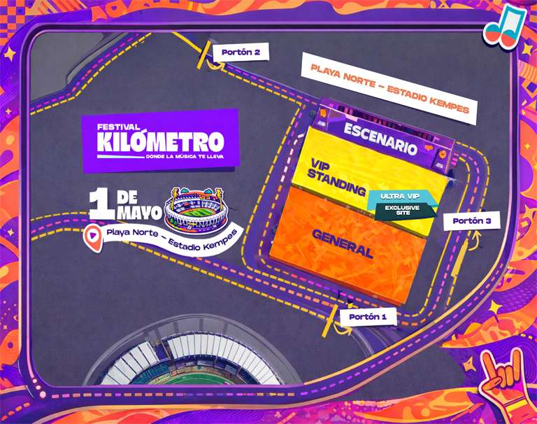 MAPA DEL EVENTO - mobile version