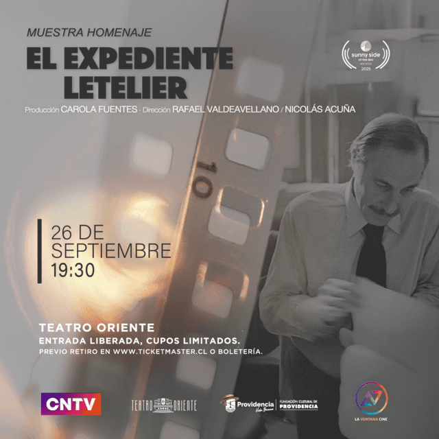 Documental "El Expediente Letelier" - 26 de Septiembre 2026