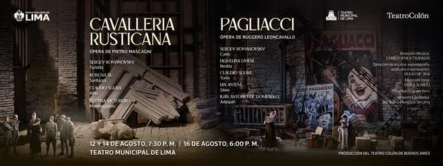 Ópera Cavalleria Pagliacci