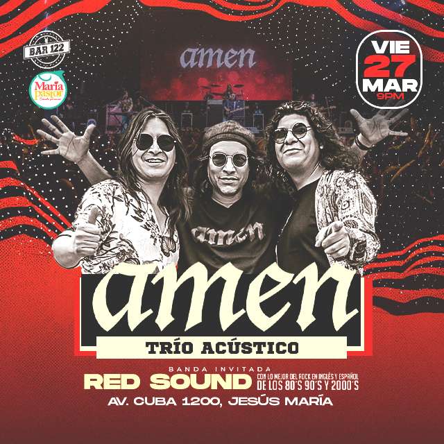 Amén - Trío Acústico en BAR 122