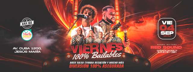 Viernes Bailables - 04 de Setiembre