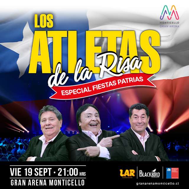 Los Atletas De La Risa - Especial Fiestas Patrias en Gran Arena Monticello