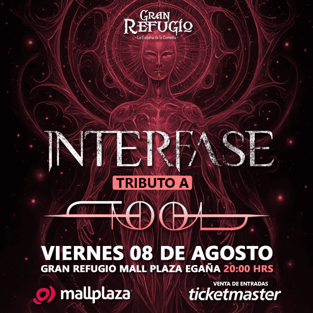 Interfase Tributo a Tool en Gran Refugio Mall Plaza Egaña