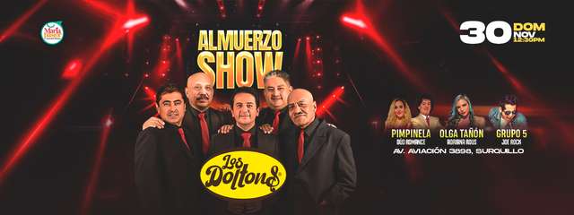 Almuerzo Show - Los Doltons 30 Noviembre