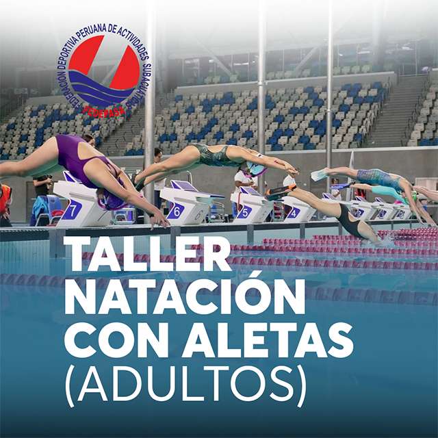 Taller de Natación con Aletas (Adultos)