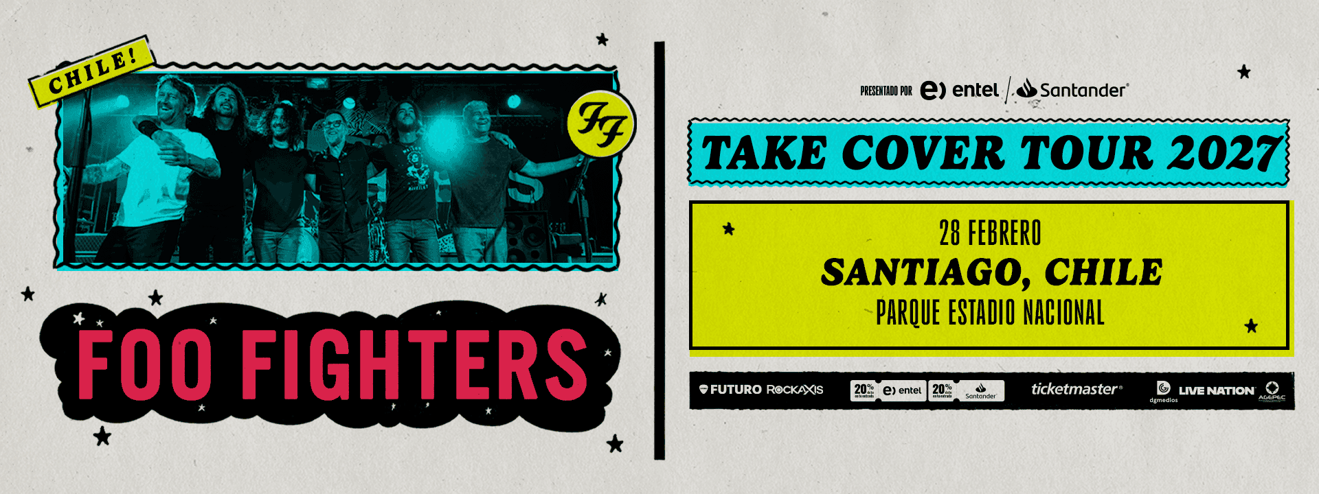 Foo Fighters - Take Cover Tour 2027