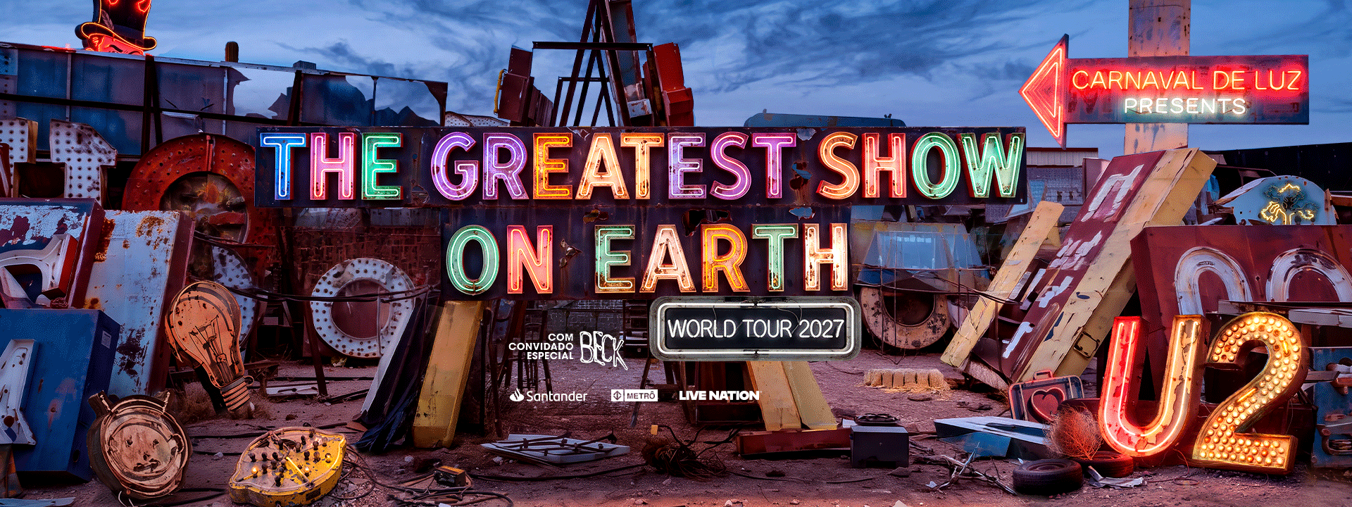 Banner U2: The Greatest Show on Earth