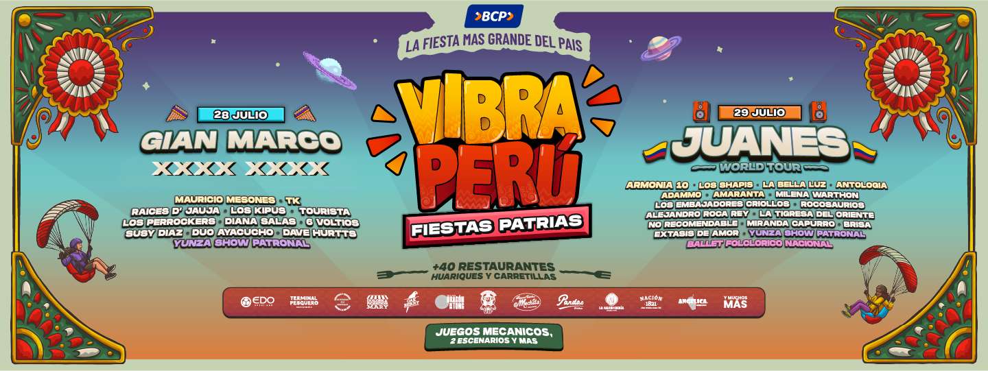Banner Festival Vibra Perú 2026