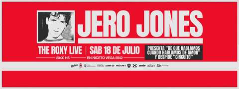 JERO JONES EN THE ROXY LIVE